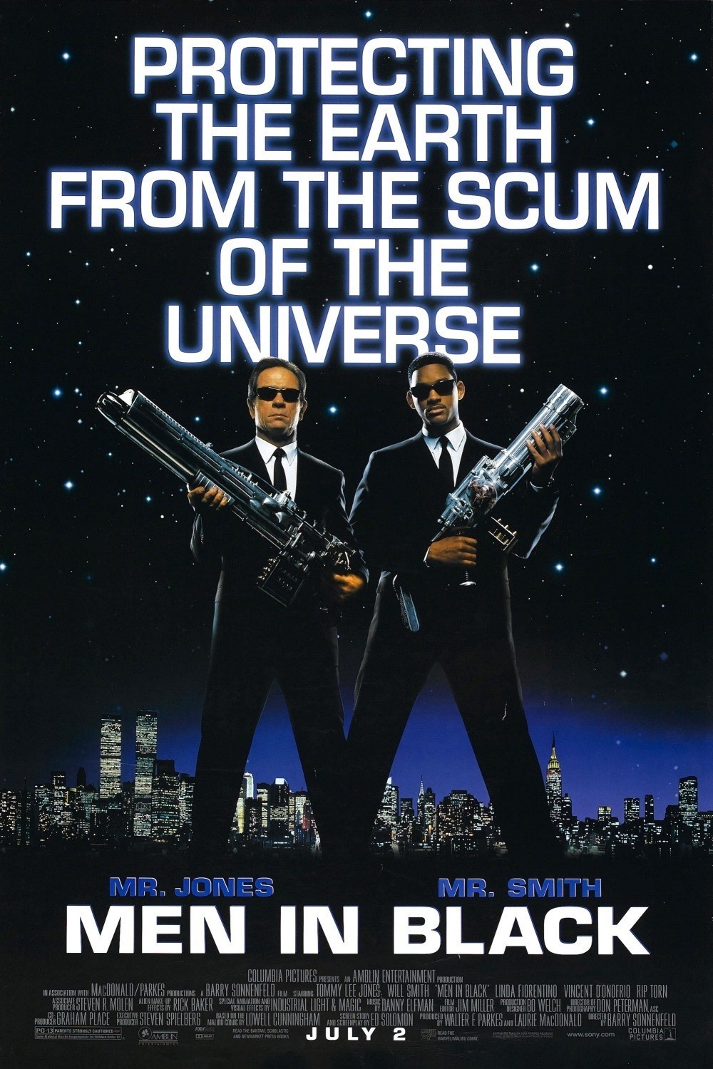 ดูหนังออนไลน์ Men in Black 1 (1997) เอ็มไอบี หน่วยจารชนพิทักษ์จักรวาล